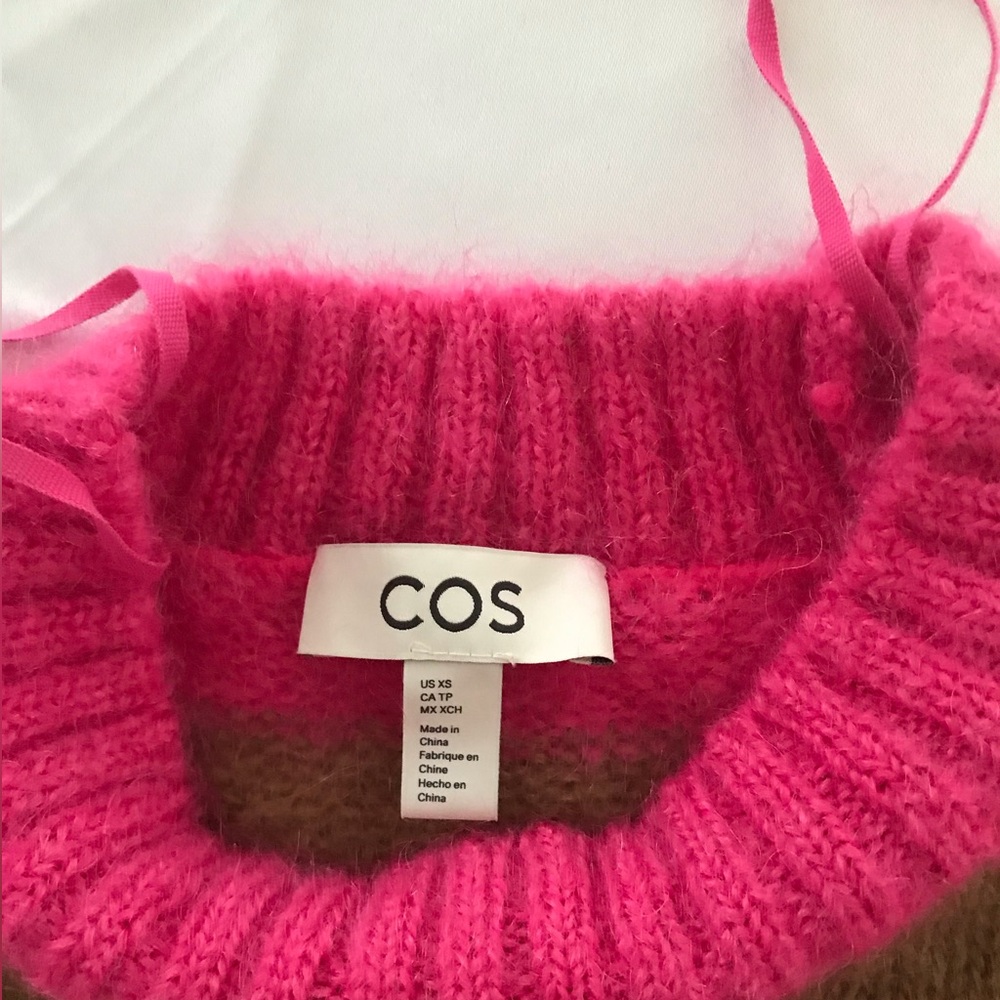 NWOT COS  Knitted   Mohair Wool Sweater SZ XS - Picture 8 of 13